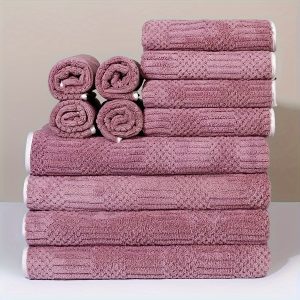 3-Pack Microfiber Bath Towel Set - Quick Dry, Lightweight, Highly Absorbent - Soft And Comfortable Multi-Purpose Quick Dry Towel For Gym, Shower, Yoga