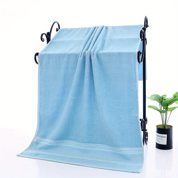 1pc Premium Cotton Comfortable Bath Towel, High-quality Absorbent Shower Towel Perfect For Men And Women, Beauty Salon Supplies, Bathroom Supplies, Home Supplies