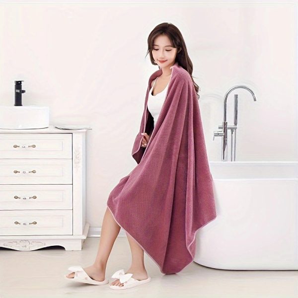 6 pieces of oversized super soft bath towels, towels, square towels, absorbent and quick-drying ladies bath towels, cute and comfortable household towels, bathroom items, household items